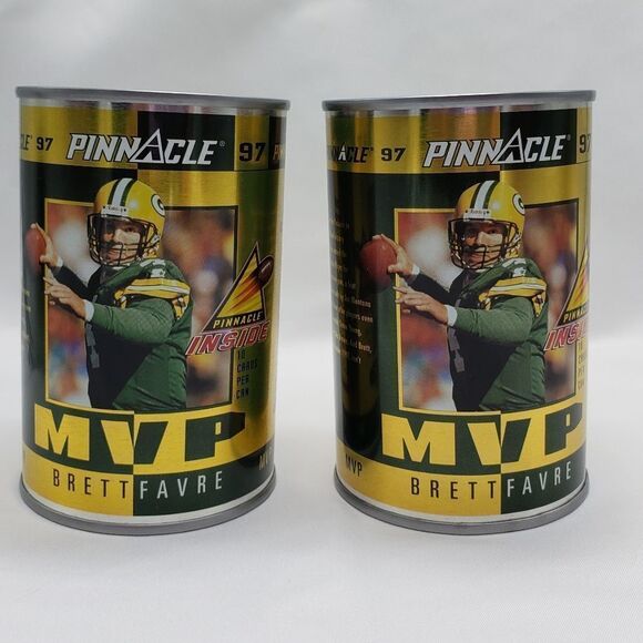 🔺️NIB Vintage Brett Favre 1997 Can of Cards - Picture 1 of 3